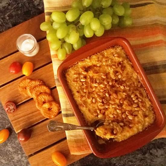 Mediterranean Hummus Bake