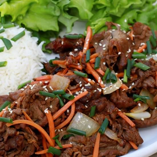 Korean BBQ Bulgogi Recipe