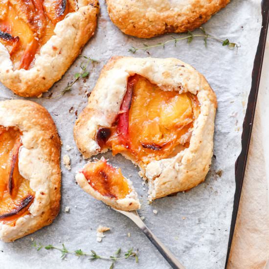 Peach Thyme Galette