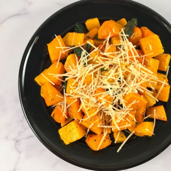 Air Fryer Squash Brown Butter Sage