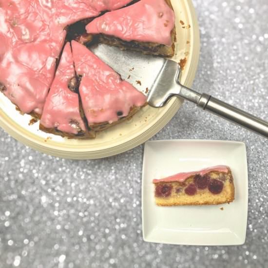 double decker cherry cake