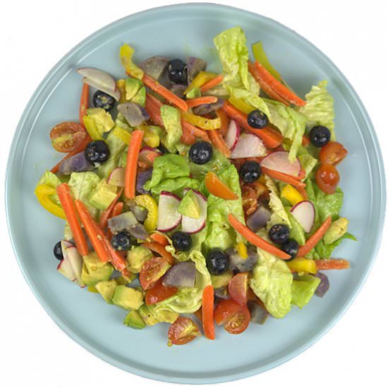 Vegetable and Fruit Rainbow Salad