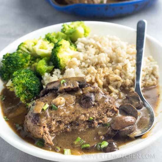 Salisbury Steak with Mushroom Gravy