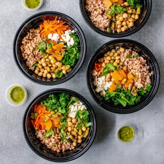 Moroccan Farro Grain Bowl