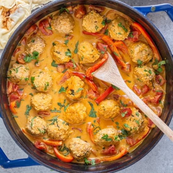 Chicken Tikka Masala Meatballs
