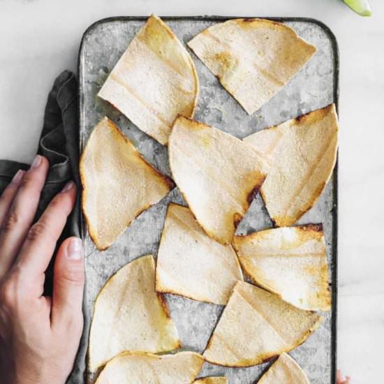 Baked Tortilla Chips (Oil-Free)