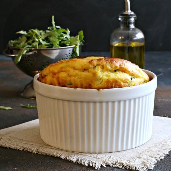 Smoked Gouda Whole Egg Souffle