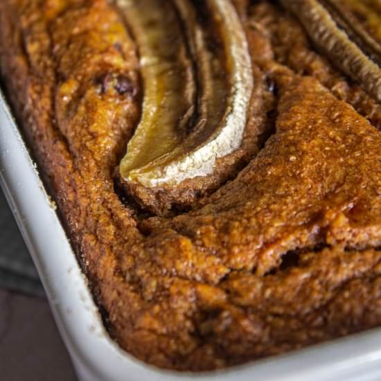 Chocolate Chip PB Banana Bread