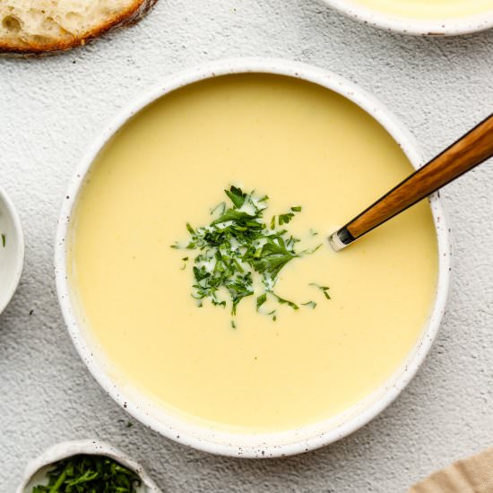 vegan japanese corn potage