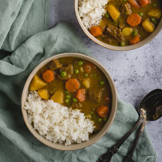 Slow Cooker Japanese Beef Curry