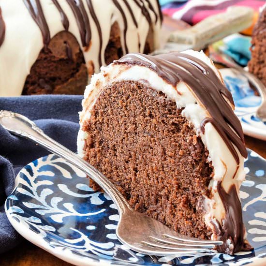 Dark Chocolate Pound Cake