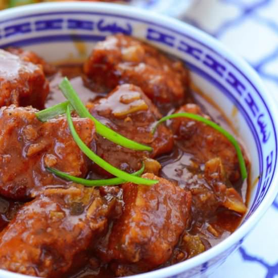 Spicy Chicken Manchurian