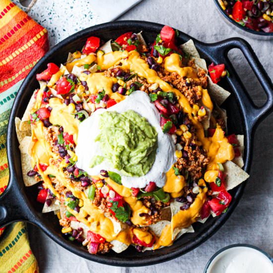 Vegan Nachos Supreme