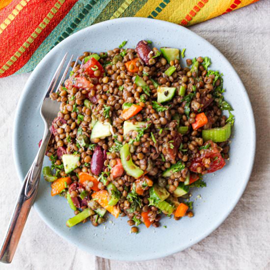 Mediterranean Lentil Salad