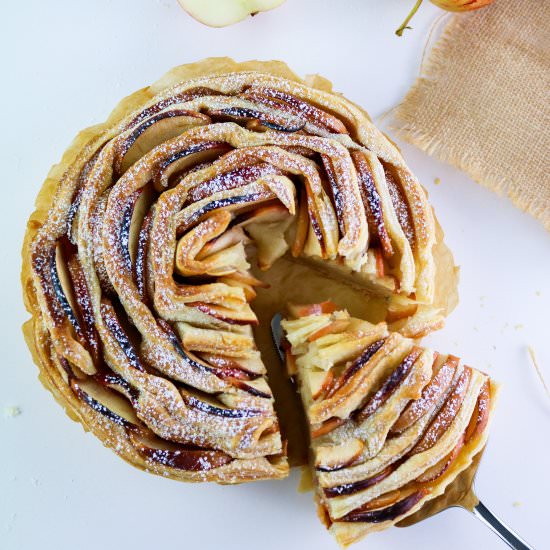 Vegan Flaky Apple Tart