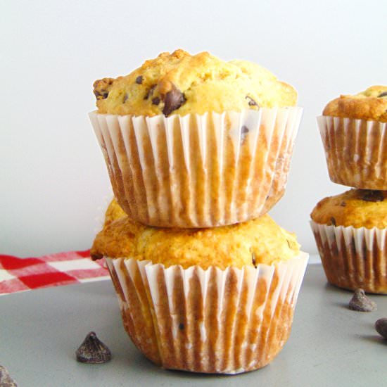 Easy Chocolate Chip Muffins