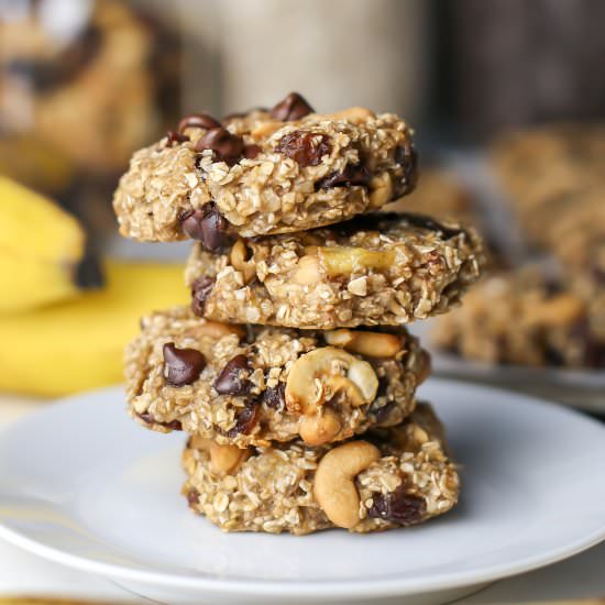 3-Ingredient Trail Mix Cookies