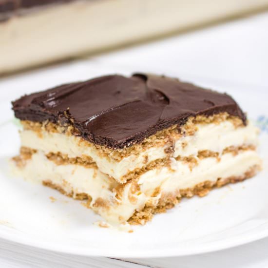 No Bake Eclair Cake