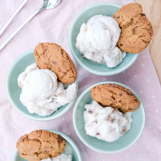 Homemade Cookie Dough Ice Cream