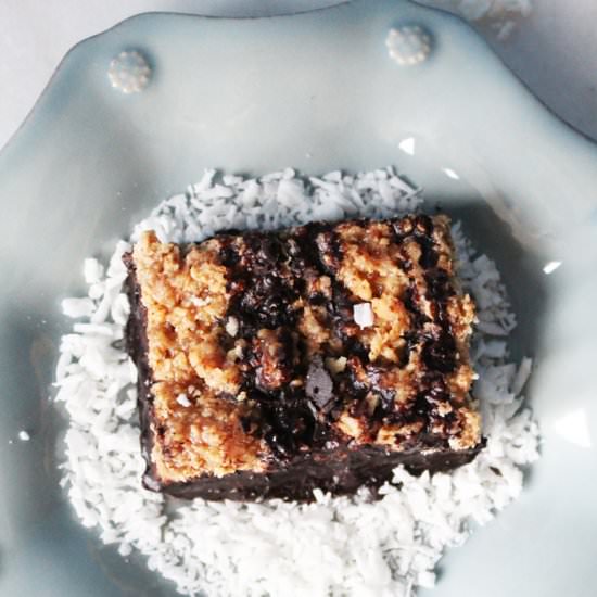 Paleo Vegan Samoa Bars