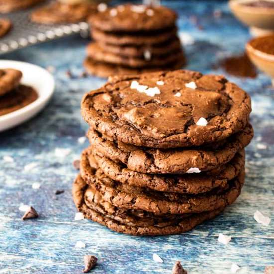 chocolate olive oil cookies