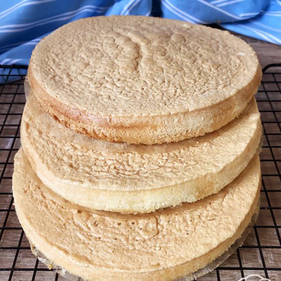 Sponge Cake With Only Four ingredients