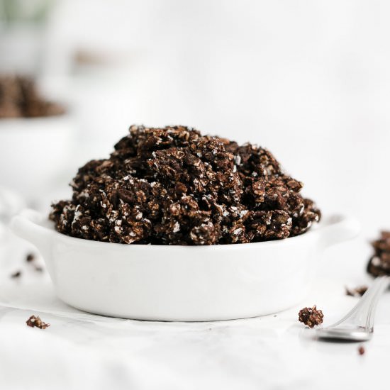 Healthy One-Bowl Chocolate Granola