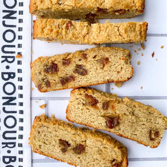Grain-Free Cinnamon Date Bread
