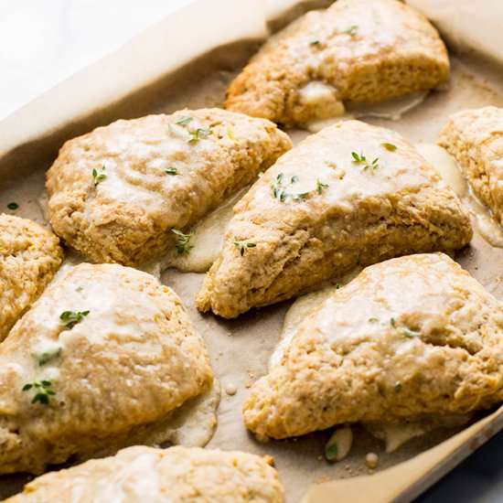 Golden Yellow Zucchini Scones