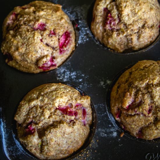 Strawberry Lemonade Muffins