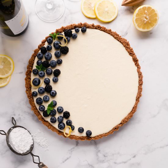 Blueberry Mascarpone Cheesecake