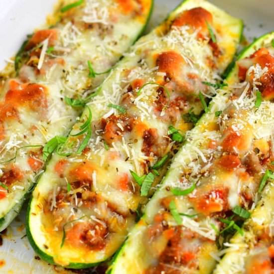 Italian Zucchini Boats