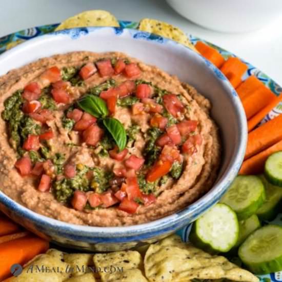 Tomato-Pesto Hummus