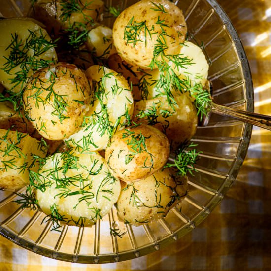 Ukrainian Dill Potatoes