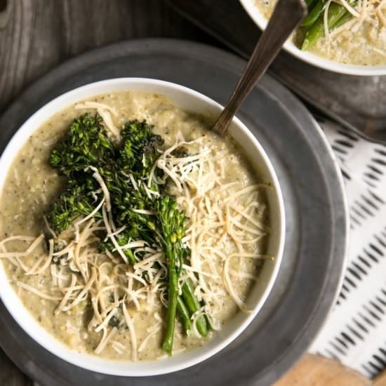 Smoked Gouda Broccoli Soup