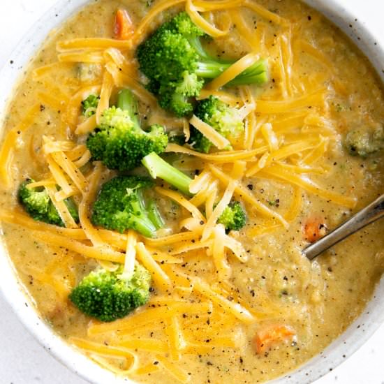 Broccoli Cheddar Soup