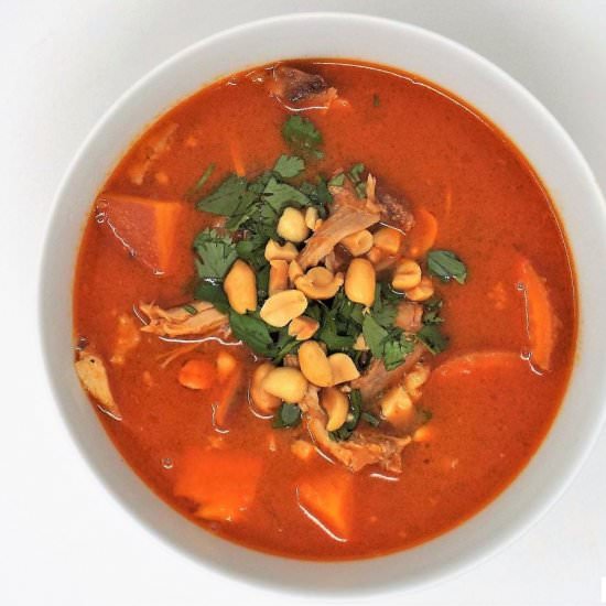 Spicy Chicken and Peanut Stew