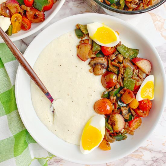 Southwest Veggies and Grits