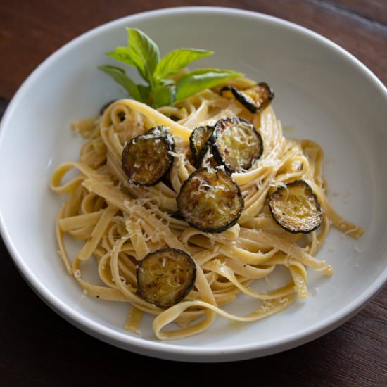 Zucchini Provolone Pasta