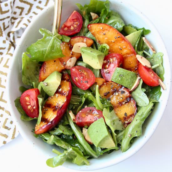 Grilled Peach Salad