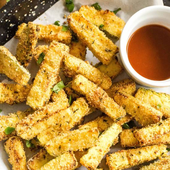 Crispy Air Fryer Zucchini Fries