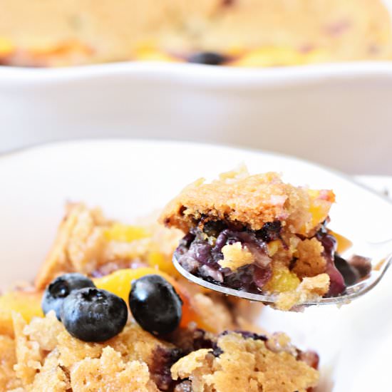 Easy Peach Cobbler