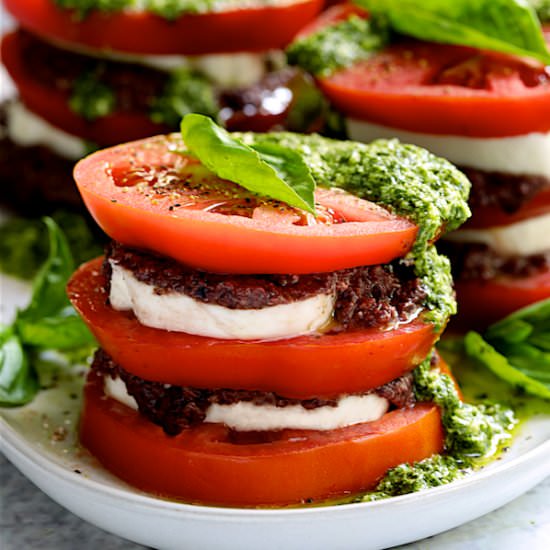 Stacked Tomato Salad