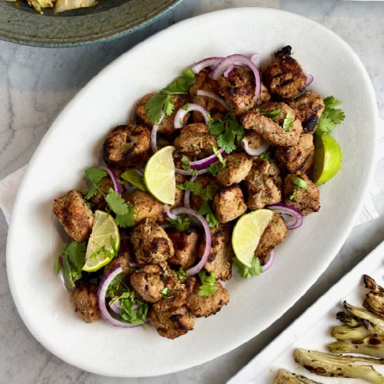 Spicy Pork Kebabs