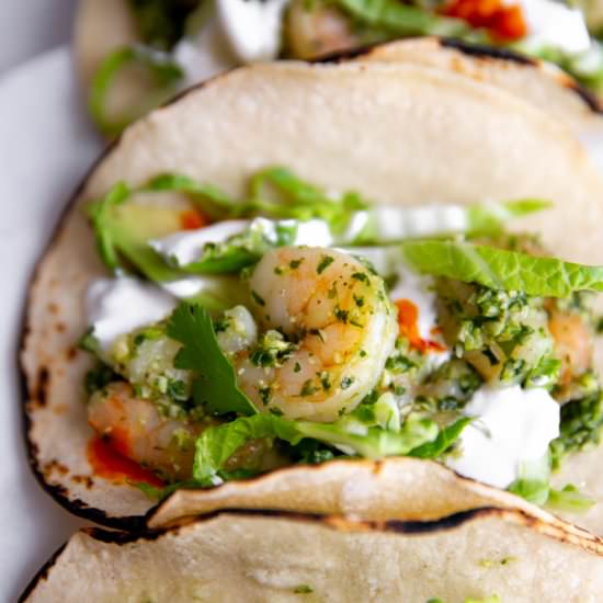 Healthy Shrimp Tacos