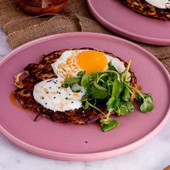 Halloumi & Potato Cake