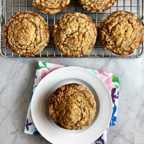 Banana Streusel Muffins