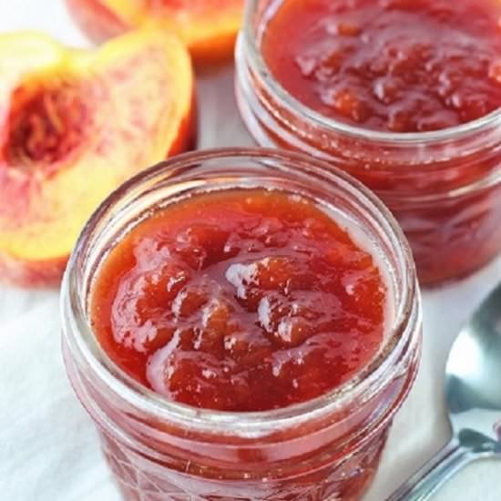 Peach Jam With Maple & Vanilla