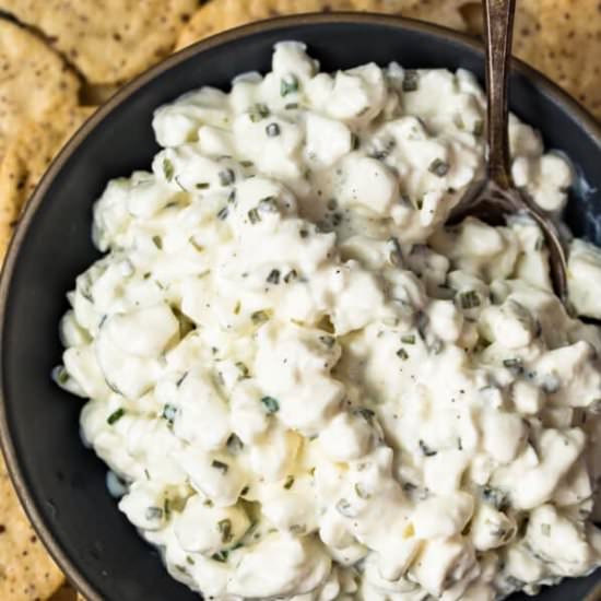 amish inspired cottage cheese!