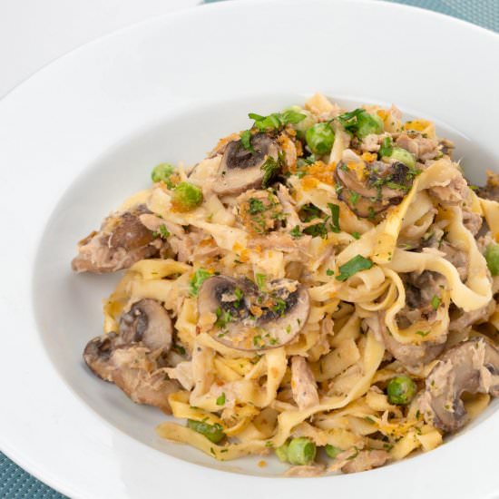 A Healthy Tuna Noodle Casserole